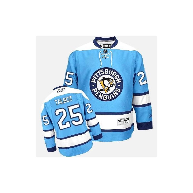 Cheap Maxime Talbot Penguins Jersey #25 Light Blue From China