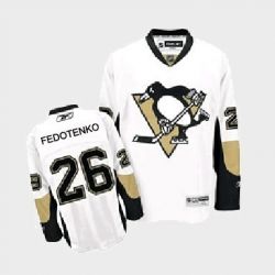 Cheap Ruslan Fedotenko Penguins Jersey #26 White Road From China