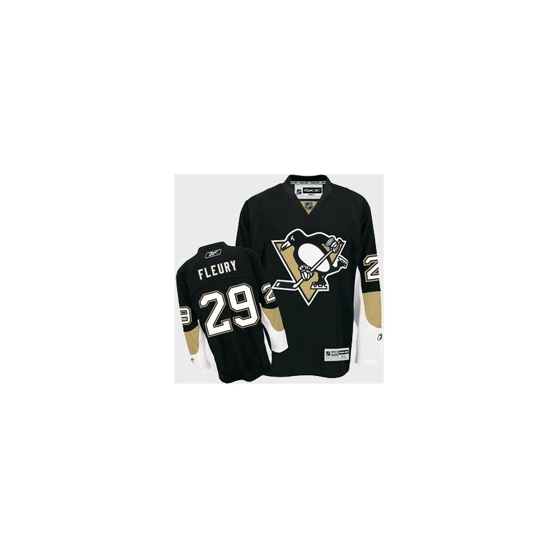 Cheap Andre Fleury Penguins Jersey #29 Black From China