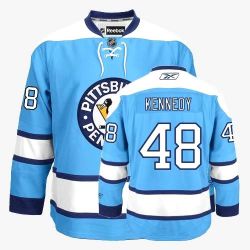 Cheap Tyler Kennedy Penguins Jersey #48 Light Blue From China