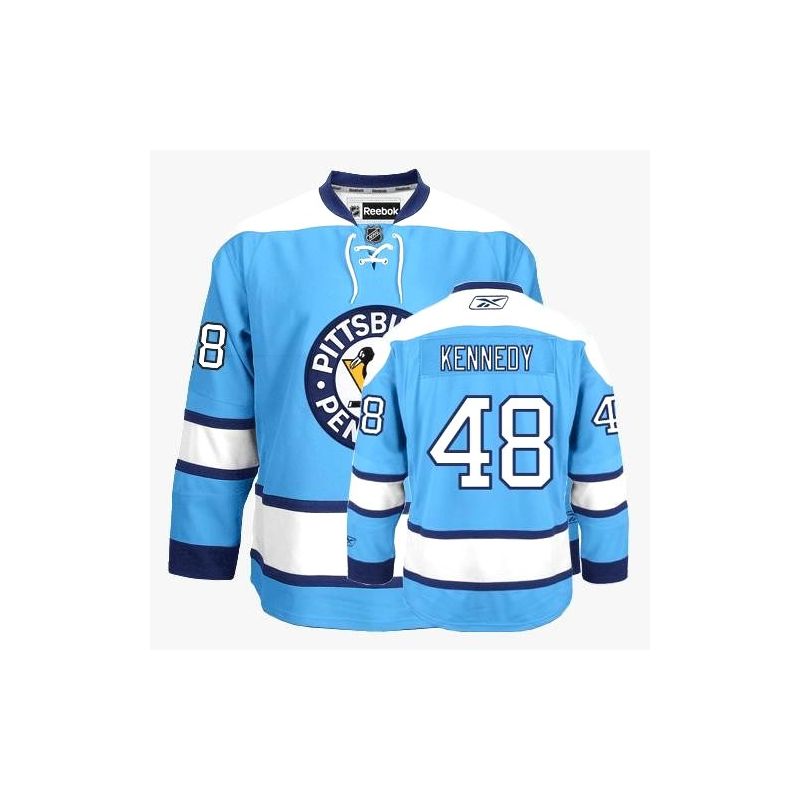 Cheap Tyler Kennedy Penguins Jersey #48 Light Blue From China