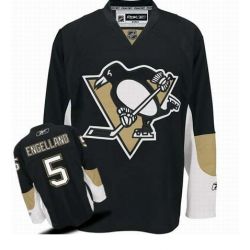 Cheap Deryk Engelland Penguins Jersey #5 Black From China