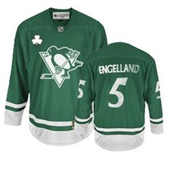 Cheap Deryk Engelland Penguins Jersey #5 Green From China