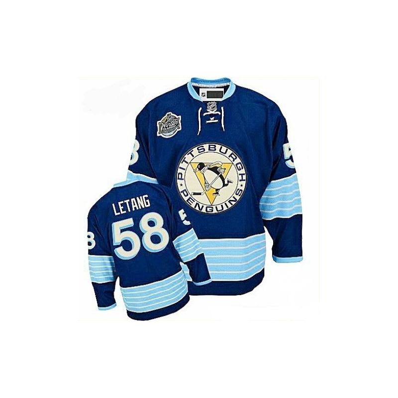 Cheap Kris Letang Penguins Jersey #58 Blue Winter Classic From China