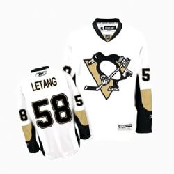 Cheap Kris Letang Penguins Jersey #58 White Road From China