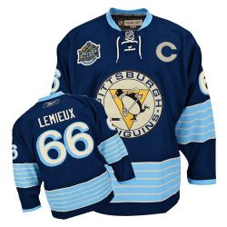 Cheap Mario Lemieux Penguins Jersey #66 Blue 2011Winter Classic From China