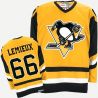 Cheap Mario Lemieux Penguins Jersey #66 Yellow From China