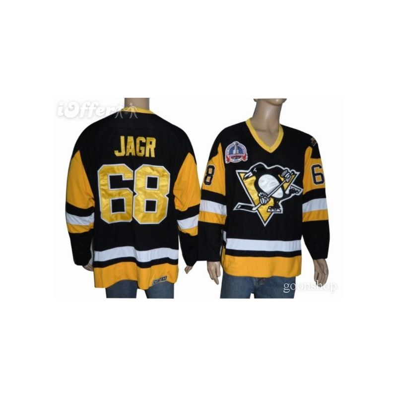 Cheap Jaromir Jagr Penguins Jersey #68 Black From China