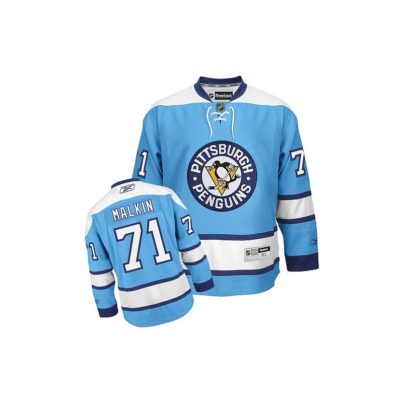 Cheap E Malkin Penguins Jersey #71 Light Blue From China