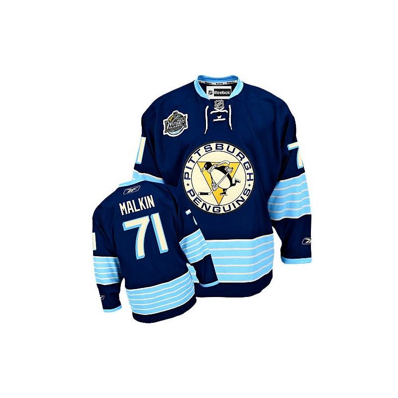 Cheap Evgeni Malkin Penguins Jersey #71 Blue 2011 Winter Classic From China