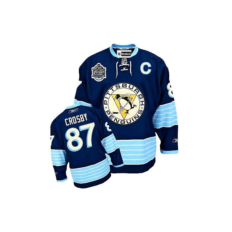 Cheap Sidney Crosby Penguins Jersey #87 Blue 2011 Winter Classic From China