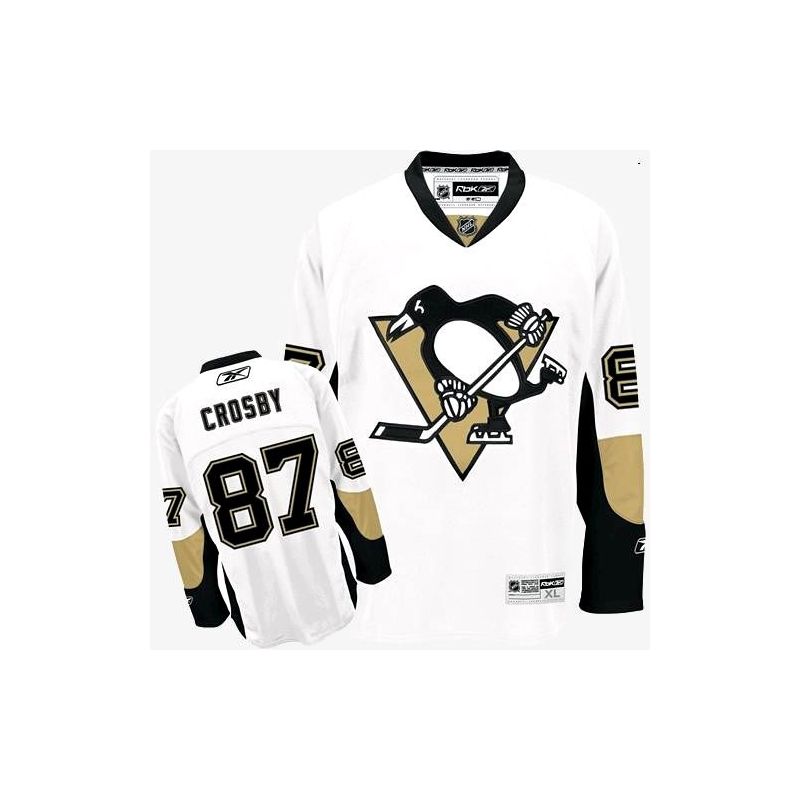 Cheap Sidney Crosby Penguins Jersey #87 White Road From China