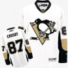 Cheap Sidney Crosby Penguins Jersey #87 White Road From China