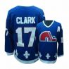 Cheap Wendel Clark Quebec Nordiques Jersey #17 Blue Throwback From China