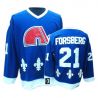 Cheap Peter Forsberg Quebec Nordiques Jersey #21 Blue Throwback From China