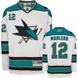 Cheap Patrick Marleau Sharks Jersey #12 White From China