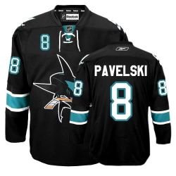 Cheap Joe Pavelski Sharks Jersey #8 Black From China