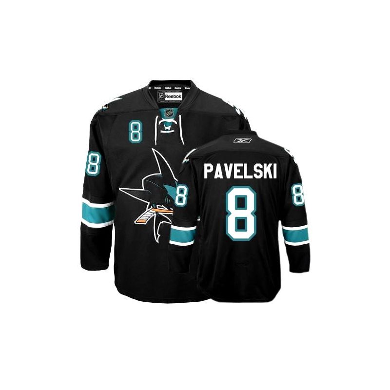 Cheap Joe Pavelski Sharks Jersey #8 Black From China