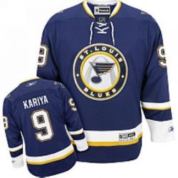 Cheap Paul Kariya Blues Jersey #9 Bule From China