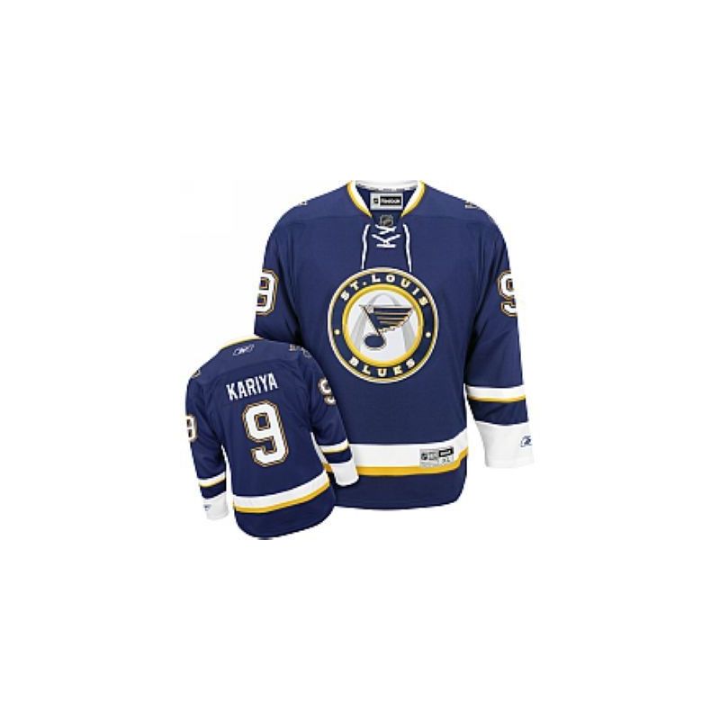 Cheap Paul Kariya Blues Jersey #9 Bule From China