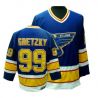 Cheap Wayne Gretzky Blues Jersey #99 Blue Throwback From China