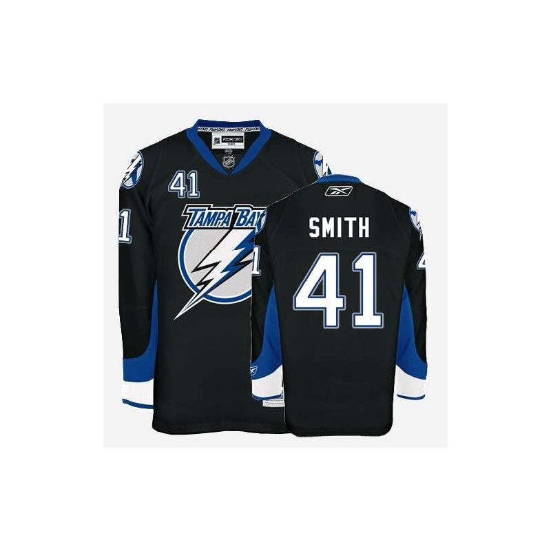 Cheap Mike Smith Lightning Jersey #41 Black From China