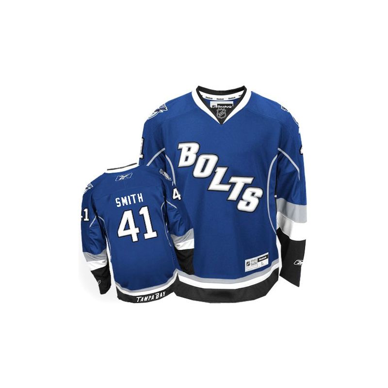 Cheap Mike Smith Lightning Jersey #41 Blue 3rd From China