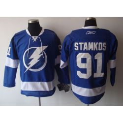 Cheap Steven Stamkos Lightning Jersey #91 Blue From China