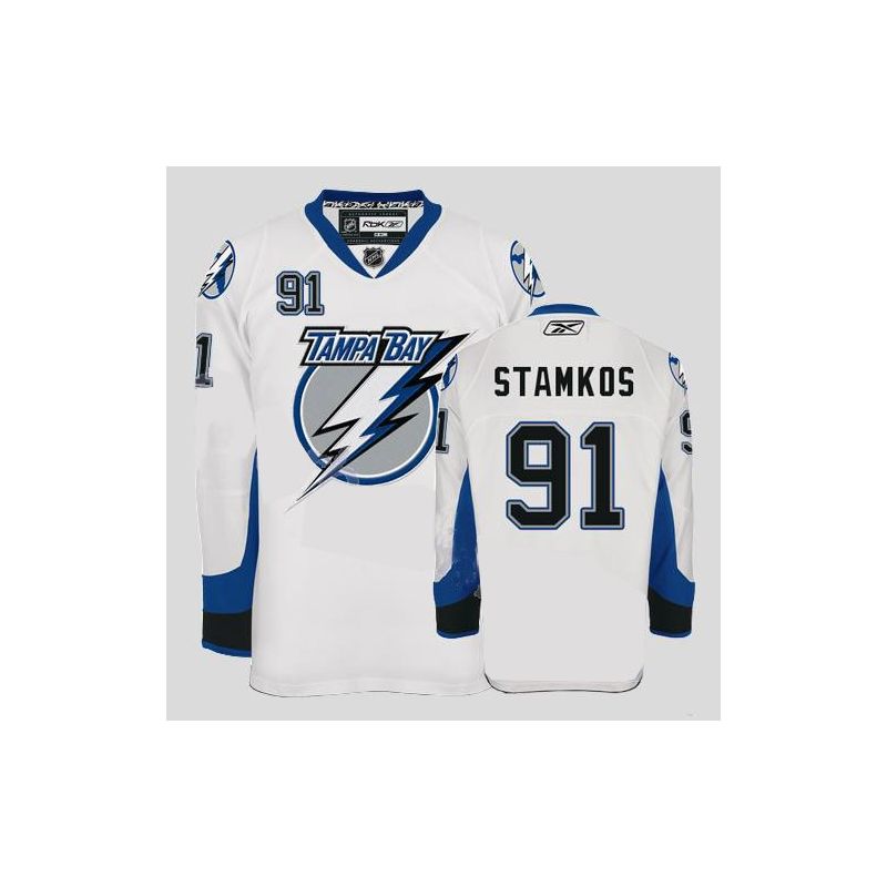 Cheap Steven Stamkos Lightning Jersey #91 White From China