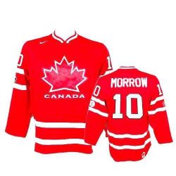 Cheap Brenden Morrow Coupe Canada Cup 1991-Team Canada Jersey #10 Red From China