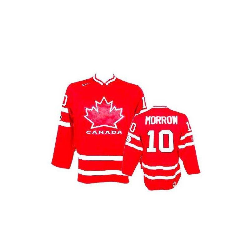 Cheap Brenden Morrow Coupe Canada Cup 1991-Team Canada Jersey #10 Red From China