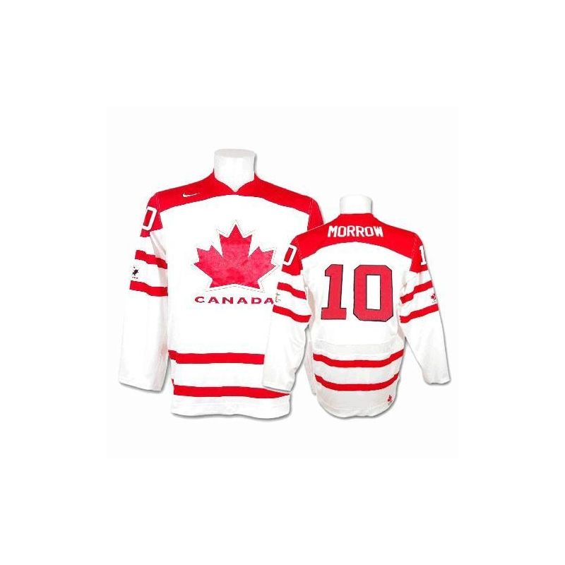 Cheap Brenden Morrow Coupe Canada Cup 1991-Team Canada Jersey #10 White China