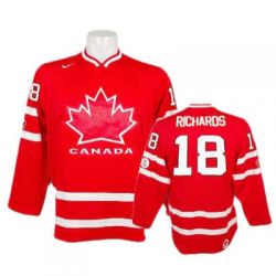 Cheap Mike Richards Coupe Canada Cup 1991-Team Canada Jersey #18 Red From China