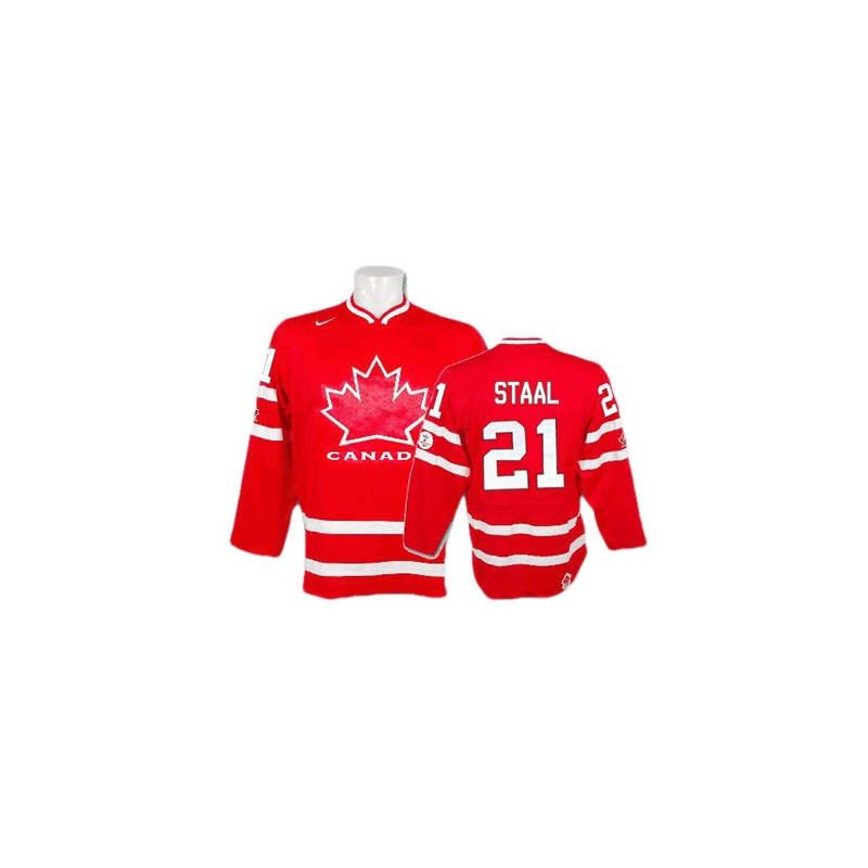 Cheap Eric Staal Coupe Canada Cup 1991-Team Canada Jersey #21 Red From China