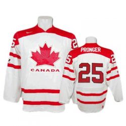 Cheap Chris Pronger Coupe Canada Cup 1991-Team Canada Jersey #25 White From China