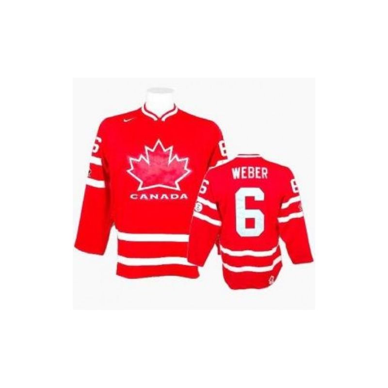 Cheap Shea Weber Coupe Canada Cup 1991-Team Canada Jersey #6 Red From China