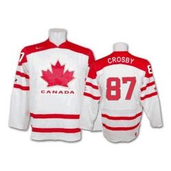 Cheap Sidney Crosby Coupe Canada Cup 1991-Team Canada Jersey #87 White From China