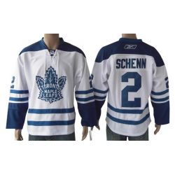 Cheap Luke Schenn Leafs Jersey #2 White From China