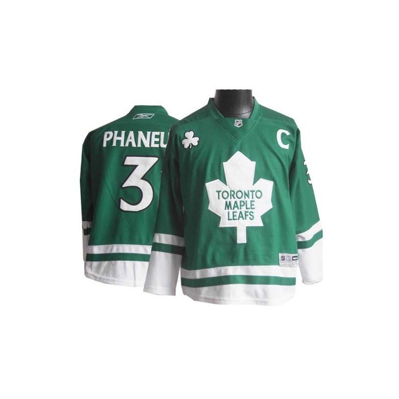 Cheap Dion Phaneuf Leafs Jersey #3 Green St Patricks Day From China