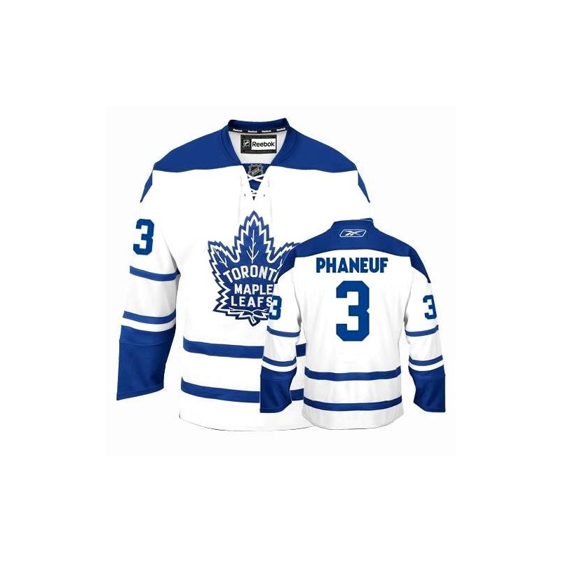 Cheap Dion Phaneuf Leafs Jersey #3 White Third From China