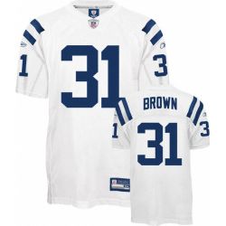 Cheap Donald Brown Colts Jersey #31 White From China