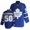 Cheap Jonas Gustavsson Leafs Jersey #50 Blue From China