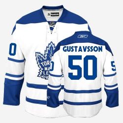 Cheap Jonas Gustavsson Leafs Jersey #50 White Third From China