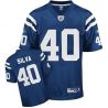 Cheap Jamie Silva Colts Jersey #40 Blue From China