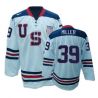 Cheap Ryan Miller USA 2010 Olympic Jersey #39 White From China