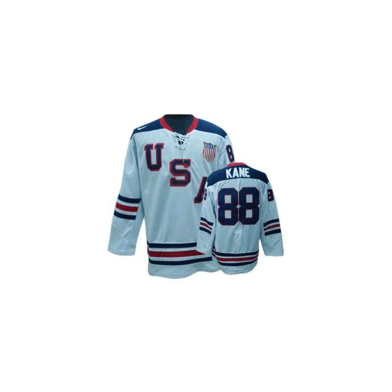 Cheap Patrick Kane USA 2010 Olympic Jersey #88 White From China