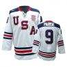 Cheap Zach Parise USA 2010 Olympic Jersey #9 White From China