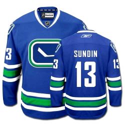 Cheap Mats Sundin Canucks Jersey #13 Blue Third From China