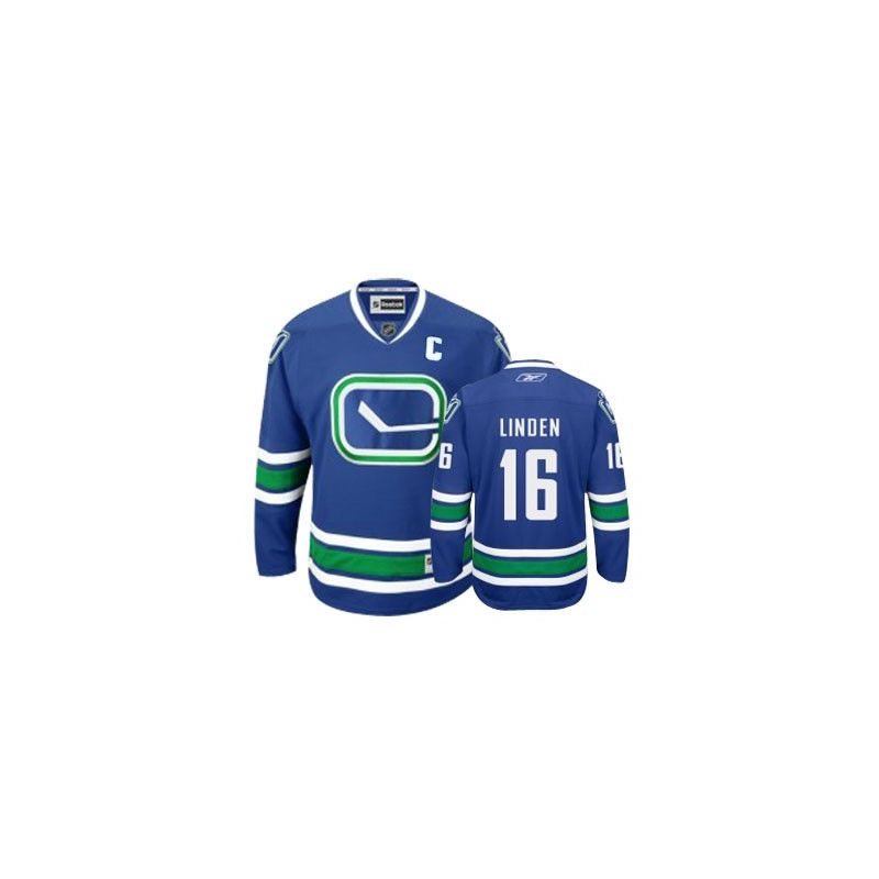 Cheap Trevor Linden Canucks Jersey #16 Blue 3rd with C From China Cheap Trevor Linden Canucks Jersey #16 Blue 3rd with C From China