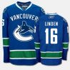 Cheap Trevor Linden Canucks Jersey #16 Blue From China
